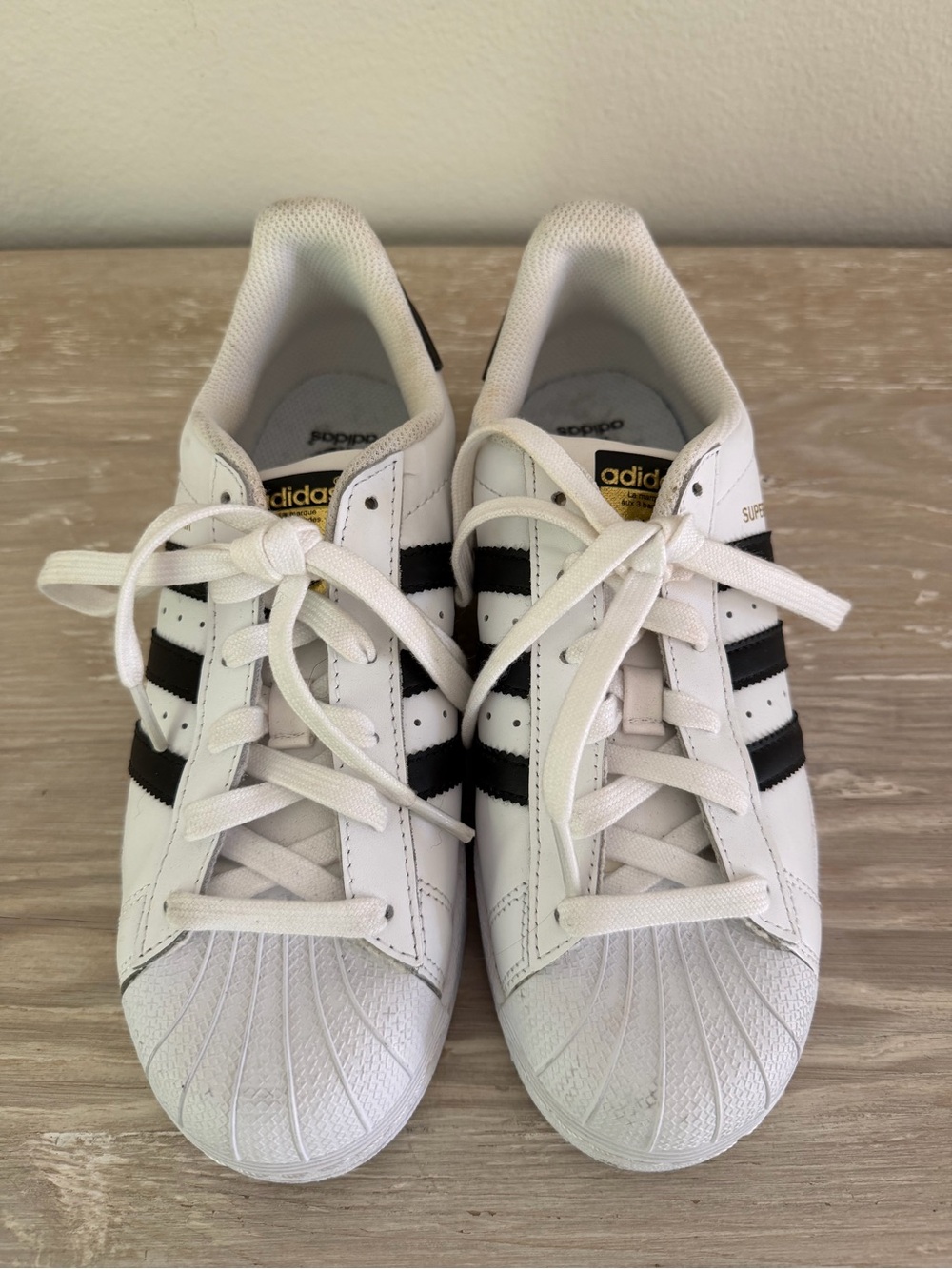 adidas Superstar ADV White and Black Low-Top Sneakers